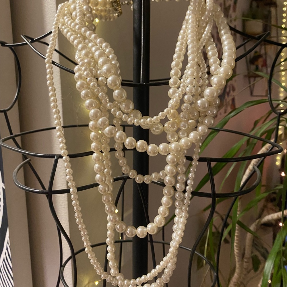 Layered Pearl Necklace